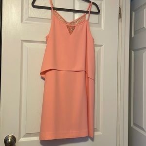 Super cute pink spaghetti strap dress